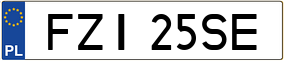 Truck License Plate